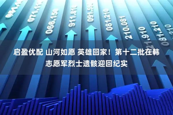启盈优配 山河如愿&#32;英雄回家！第十二批在韩志愿军烈士遗骸迎回纪实